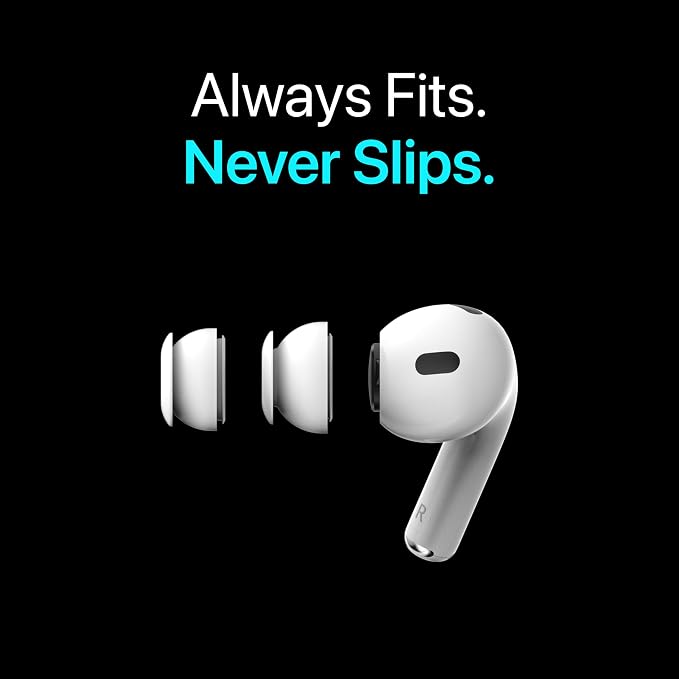 Premium Multi-Flange Eartips for AirPods Pro 1&2 – Always Fits, Never Slips - Image 2