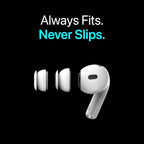 Premium Multi-Flange Eartips for AirPods Pro 1&2 – Always Fits, Never Slips - Image 2