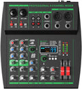 mw-4 black 4Channel Audio Mixer by Yamnweo