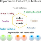 Earbud Tips Earbud Replacement Pieces Silicone Soft and Comfortable Compatible - Image 6