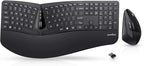 Perixx Periduo-605, Wireless Ergonomic Split Keyboard and Vertical Mouse Combo by PerixxComputerGmbH