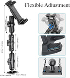 OHLPRO Heavy Duty Drill Base Tablet Mount Holder, 360° Adjustable iPad Mount - Image 5