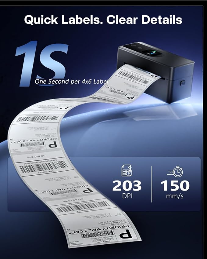Bluetooth Shipping Label Printer - Image 3