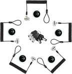 Security Retractable Cable Lock Portable Keyed Laptop Lock 5 Keys 8Ft by LORADAR