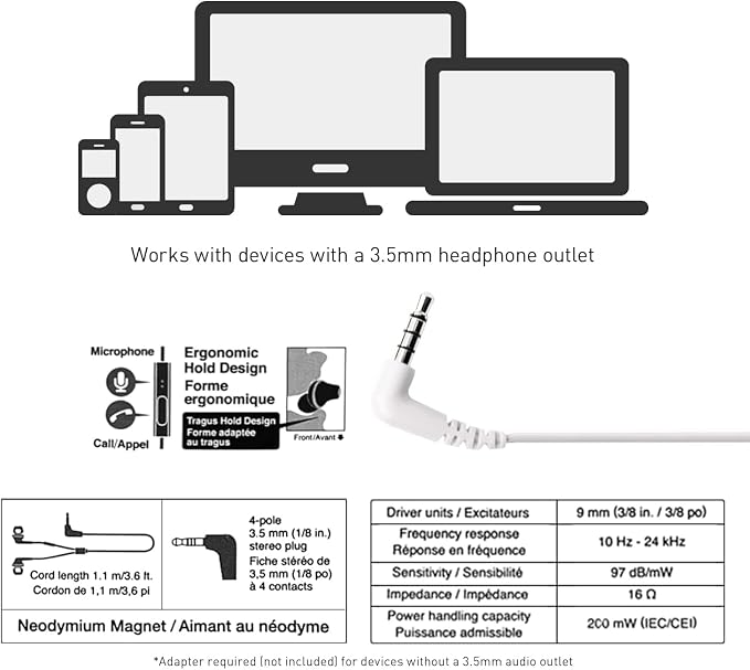Panasonic ErgoFit Wired Earbuds - Image 7