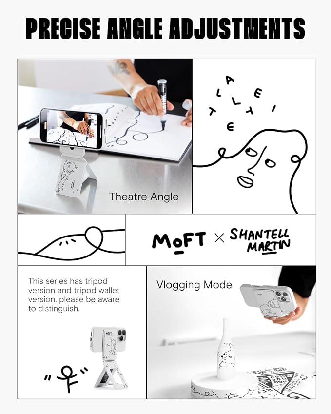 MOFT x Shantell Martin Phone Tripod Stand Selfie Stick - Image 4