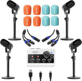 Movo PodPro Portable Podcast Equipment Bundle by Movo