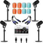Movo PodPro Portable Podcast Equipment Bundle by Movo