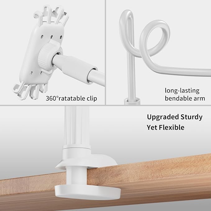 Gooseneck Kindle Holder for Reading in Bed - Image 7