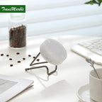 Marble Phone Stand with Metal Holder, Charging Available While Using, Swipe Up - Image 6