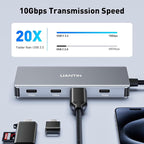 USB C Hub, 10Gbps High-Speed Type C Splitter - Image 3