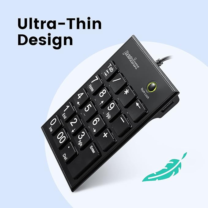 Perixx PERIPAD-202C Wired USB-C Slim Numeric Keypad - Image 7