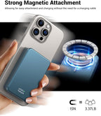 Magnetic Power Bank 26800mAh for Magsafe Portable Charger, Aluminum Alloy Large - Image 5