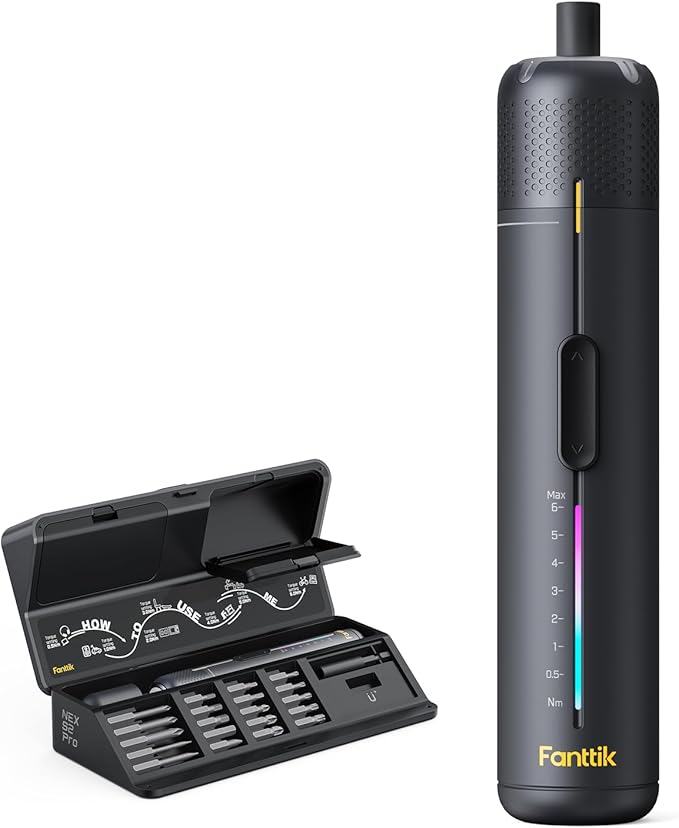 Fanttik S2 Pro Electric Screwdriver, Cordless Screwdriver Set, 7 Torque Settings by FANTTIK%C2%AE