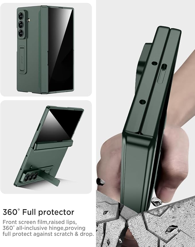 Miimall for Z Fold 7 Case with Privacy Screen Protector, Built-in Adjustable - Image 5