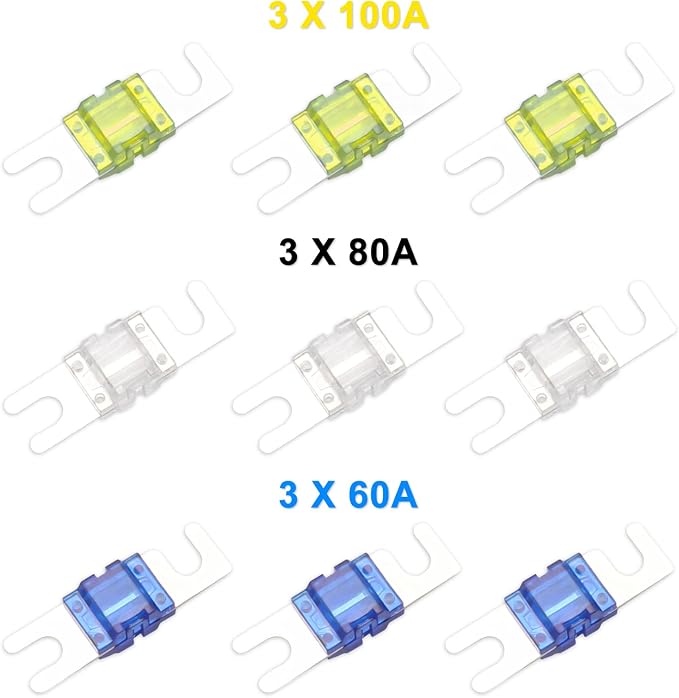 Recoil MFH13 3-Way Mini-ANL Fused Distribution Block, 3 X 0/2/4 Gauge in / 3 X - Image 5