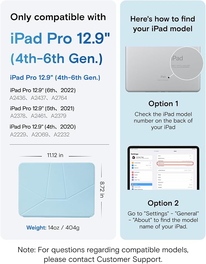 MOFT Dynamic Folio Case for iPad Pro 12.9 -inch, Silm Magnetic Stand Case - Image 2