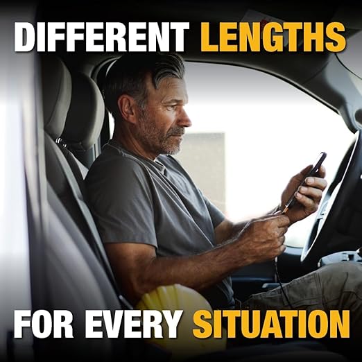 DEWALT Heavy Duty USB to Micro-USB Cable, Jobsite Micro USB Connector Cable - Image 5