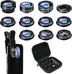 Phone Camera Lens Kit, 11 in 1 Cellphone Lens Kit by SEVENKA