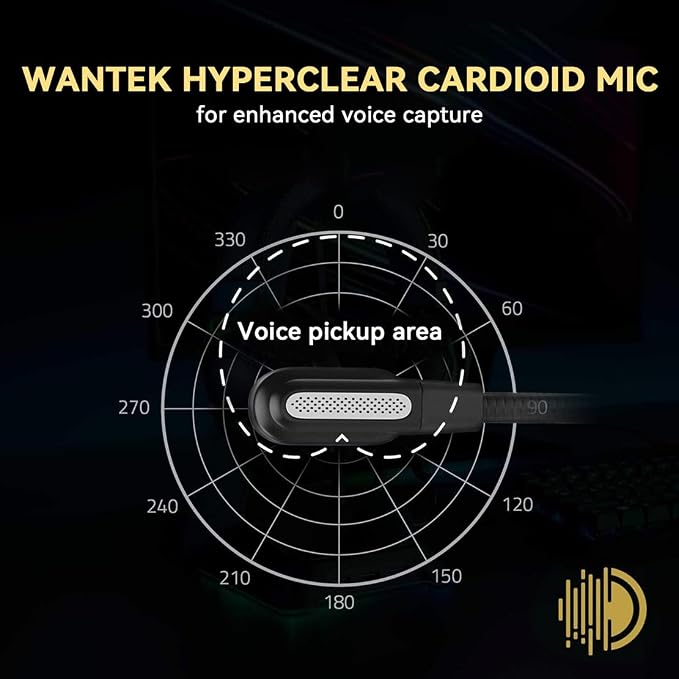 Headset with Mic, USB Headset with Microphone, Computer Headset with Noise - Image 6