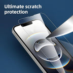 NEW'C 3 Pack Designed for iPhone 16e Screen Protector, Enhanced Tempered Glass - Image 6