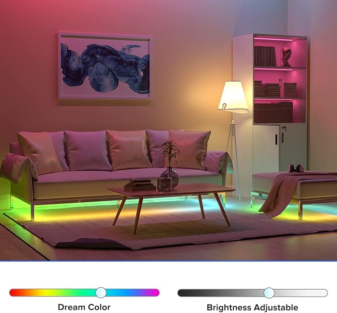 BTF-LIGHTING C05W RGBCCT PWM SMD FCOB 6PIN LED Strip 2.4GHz Tuya WiFi Group - Image 6