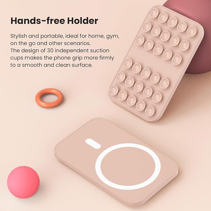 Patented Magnetic Sticky Phone Suction Grip Mount - Image 3
