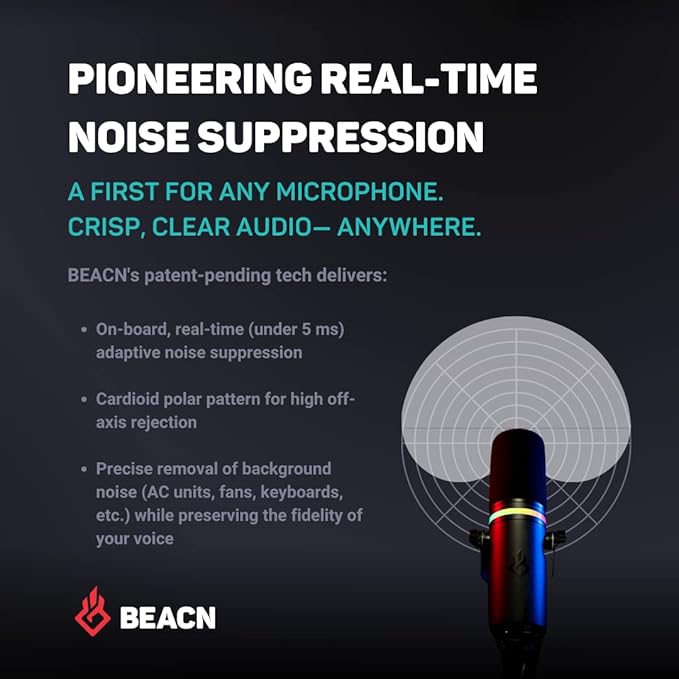 BEACN Dark Dynamic USB Mic for PC - Image 6