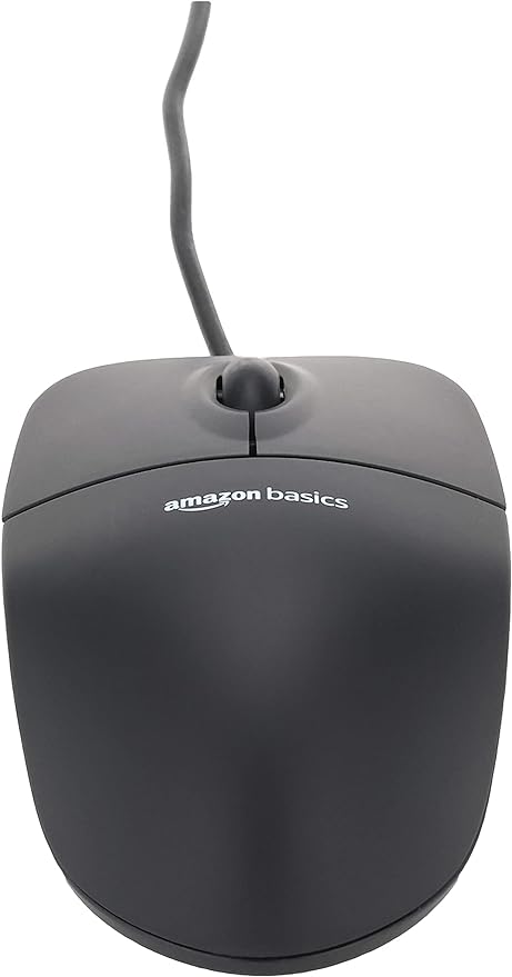 Amazon Basics 3-Button USB Wired Mouse - Image 6