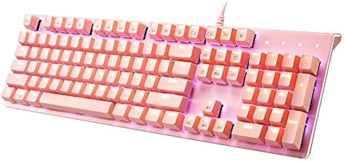 i-rocks K75M Illuminated Mechanical Keyboard, 104 Keys, by i-rocks