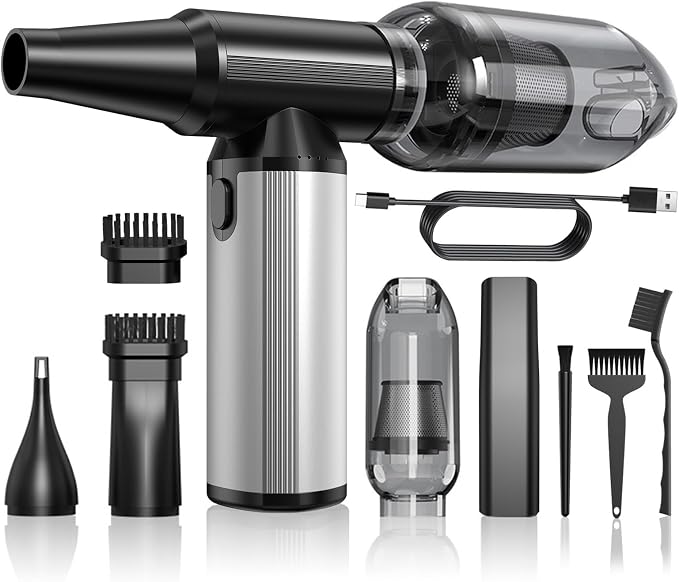 BOBYE Electric Compressed Air Duster & Keyboard Cleaner, 2-in-1 Blower & Vacuum by Unknown