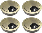 uxcell Cable Hole Cover, 2Inch/50mm Zinc Alloy Desk Wire Cord Cable Grommets by uxcell