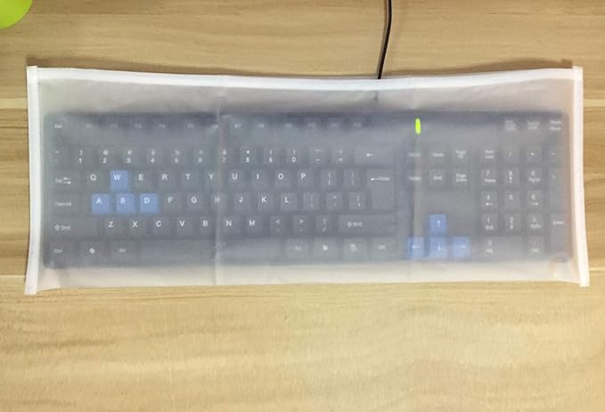 Keyboard Dust Cover, Universal PC Computer Desktop Keyboard Skin Protector - Image 6