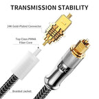 EMK 24K Gold-Plated Optical Audio Cable - Image 3