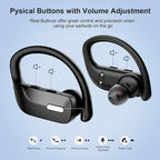 occiam Wireless Earbuds Bluetooth Headphones 48H Play Back Earphones in Ear - Image 4