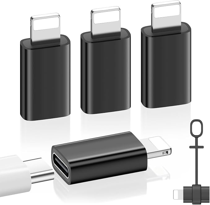 MoKo USB C to Lightning Adapter 4 Pack, Not by MoKo