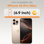TOCOL for iPhone 16 Pro Max Screen Protector 9H Hardness Military Grade - Image 2