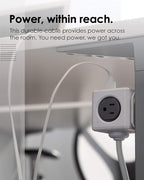 Allocacoc, PowerCube |ExtendedUSB|, 4 outlets, 2 USB Ports, 5 feet cable - Image 4