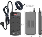 10 Feet Surge Protector Power Strip - Image 7