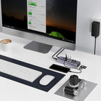 Powered USB Hub with TF/SD Card Reader, 8-Port USB 3.0 Hub with 6 USB 3.0 Data - Image 8