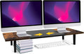 Across-Star Dual-Monitor-Stand-Riser-For-Desk Adjustable Length 32-40 by Acorss-Star