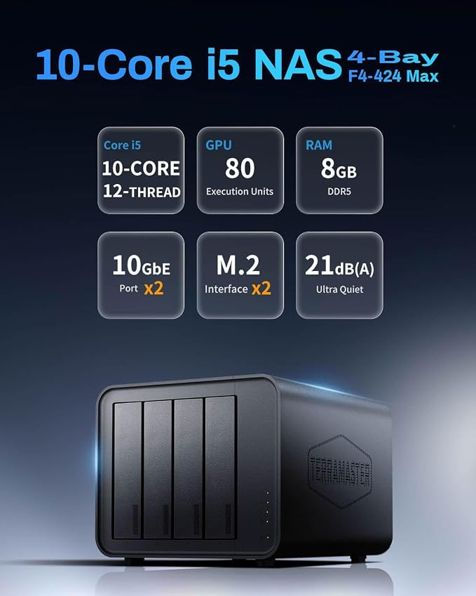 TERRAMASTER F4-424 Max NAS Storage - Image 2