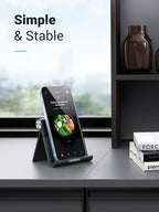 UGREEN Cell Phone Stand for Desk Phone Holder Foldable Portable Adjustable - Image 2