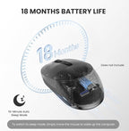 TECKNET Bluetooth Wireless Mouse, Compact & Portable, Silent Click, Ergonomic - Image 4