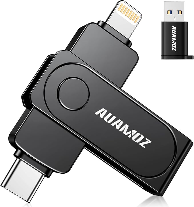 512GB Flash Drive Intended for iPhone, Memory Stick Storage Files Photos Videos by AUAMOZ
