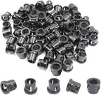 5/16" Black Snap-in Knockout Insulating Bushing Grommets, Plastic Cable Hole by EASYEAH