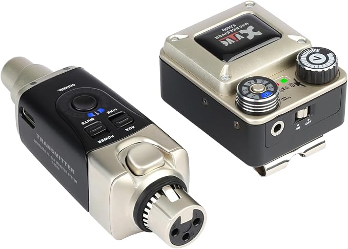 Xvive U45 Wireless in Ear Monitor System 5.8ghz IEM System Transmitter and - Image 8