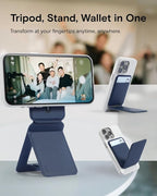 MOFT Phone Tripod Wallet, 3 in 1 Phone Stand, NFC-Supported Magnetic Phone - Image 2