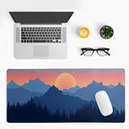 Japanese Mountain Landscape Gaming Mouse Pad Extended Large Mousepad - Image 3