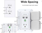 3-Sided Outlet Extender with Night Light - Image 6